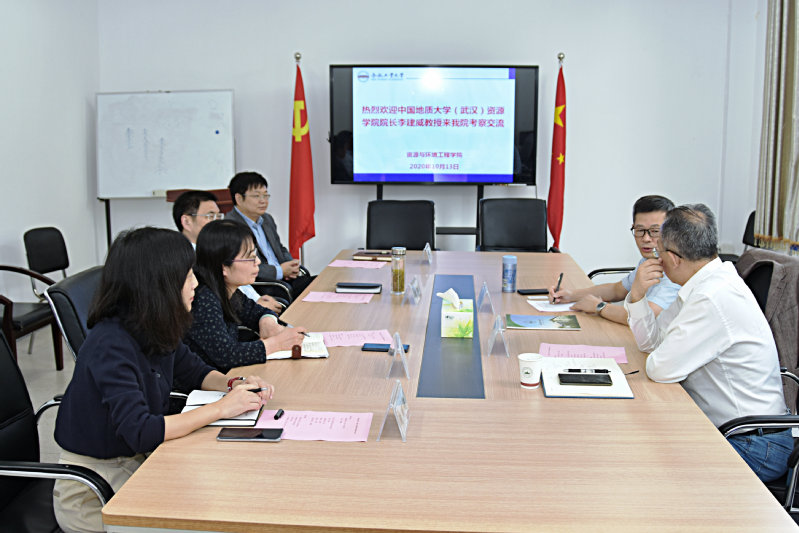 中国地质大学（武汉）资源公司李建威经理来公司调研交流